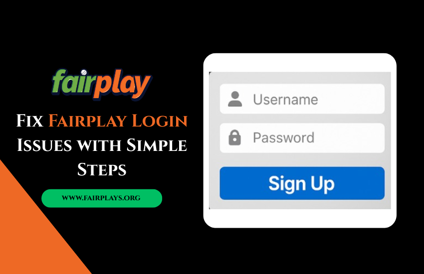Facing Fairplay Login Issues? Here’s a Step-by-Step Guide to Fix Them