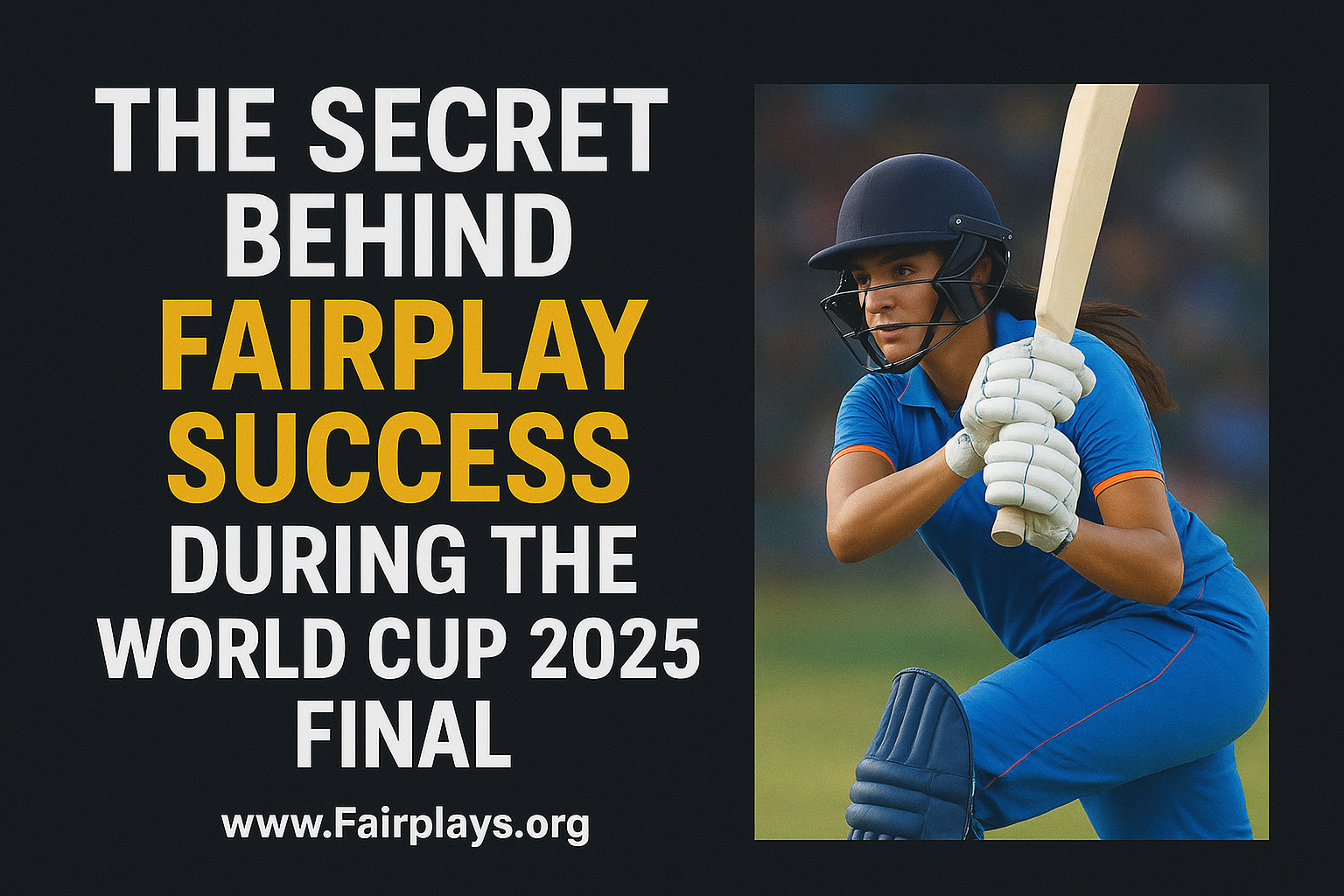 The Secret Behind Fairplay Success During the World Cup 2025 Final
